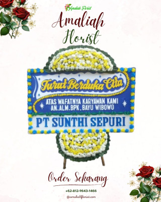Papan Bunga Duka di Gombang